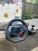 PlayStation vier + Logitech stuur, schakelpook en pedalen, 1 speler, Racen en Vliegen, Ophalen of Verzenden, Zo goed als nieuw