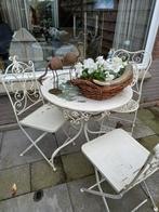 Brocante Franse tuinset, Tuin en Terras, Tuinset, Zo goed als nieuw, Ophalen