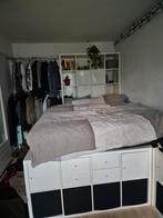 Kallax bedombouw 180x200, Huis en Inrichting, Ophalen, Gebruikt, Wit, Tweepersoons