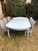 Tafel (verlengbaar) met 6 stoelen, Ophalen, Vijf personen of meer, Rechthoekig, 50 tot 100 cm