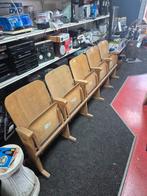 Tekoop vintage bioscoop wachtkamer bank, Huis en Inrichting, Stoelen, Ophalen, Gebruikt