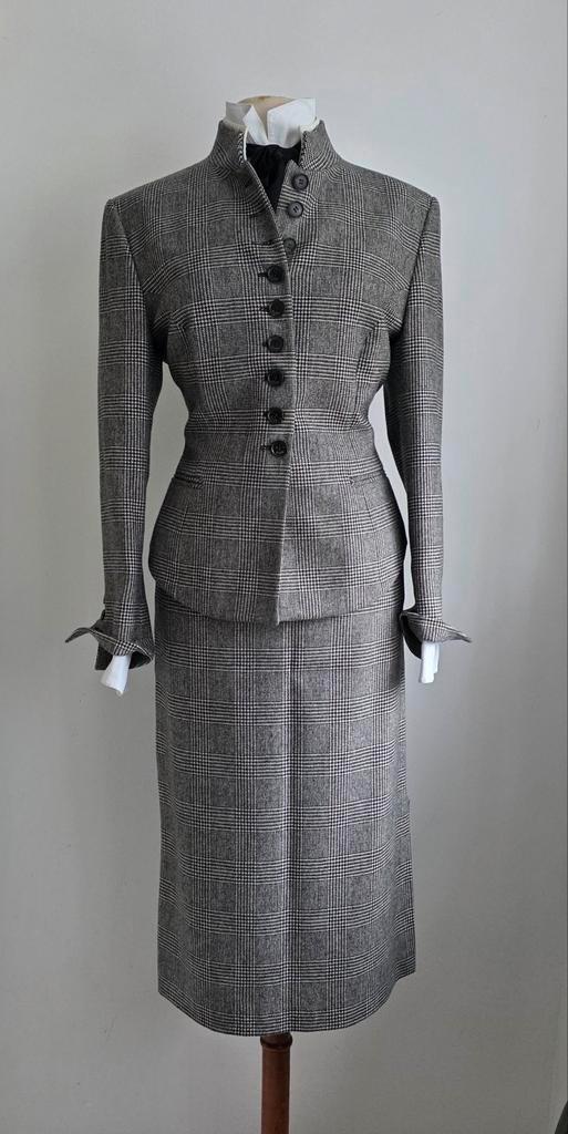 Mark by Pauw 2dlg set in pied de poule ruit 42/44, Kleding | Dames, Jasjes, Kostuums en Pakken, Zo goed als nieuw, Kostuum of Pak