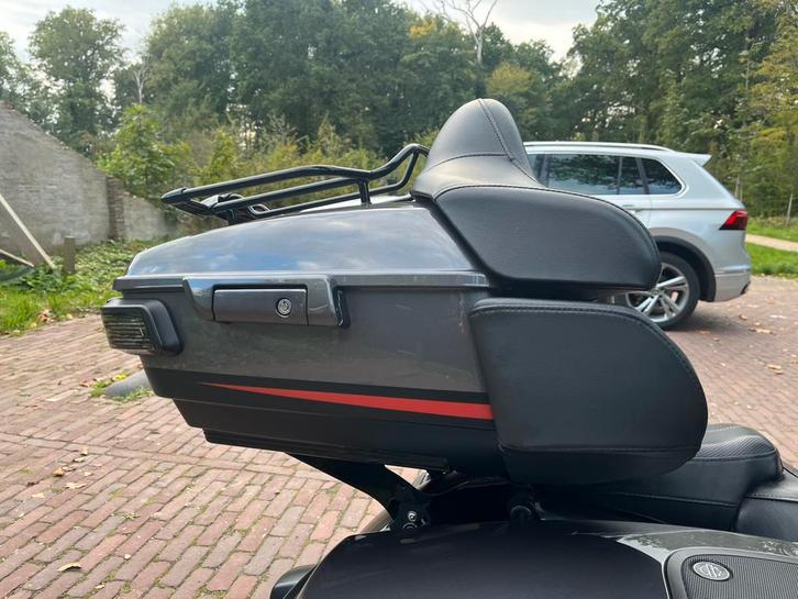 Tourpack koffer Dark alloy Dark denim, Motoren, Onderdelen | Harley-Davidson, Gebruikt, Ophalen of Verzenden
