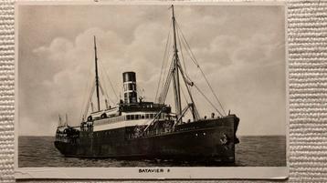 BATAVIER II  - 1921-1959 oude rederijkaart beschikbaar voor biedingen