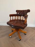 Antiek leer Chesterfield bureaustoel, Ophalen