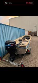 Crescent 465 met 50 pk Mercury 4-tact en trailer, Ophalen, Gebruikt, 30 tot 50 pk, 3 tot 6 meter