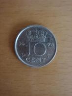 Dubbeltje 1978 – 10 cent – Koningin Juliana, Postzegels en Munten, Ophalen of Verzenden, Koningin Juliana, 10 cent, Losse munt