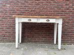 Side table teakhout brocante, Huis en Inrichting, Tafels | Sidetables, Ophalen, Gebruikt, 100 tot 150 cm, Teakhout