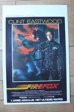 filmaffiche Clint Eastwood Firefox 1982 filmposter, Verzamelen, Rechthoekig Staand, Ophalen of Verzenden, Zo goed als nieuw, A1 t/m A3