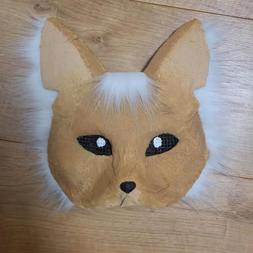 Therian/furry masker! (Zelfgemaakt), Hobby en Vrije tijd, Kostuums, Theaterbenodigdheden en LARP, Zo goed als nieuw, Ophalen of Verzenden