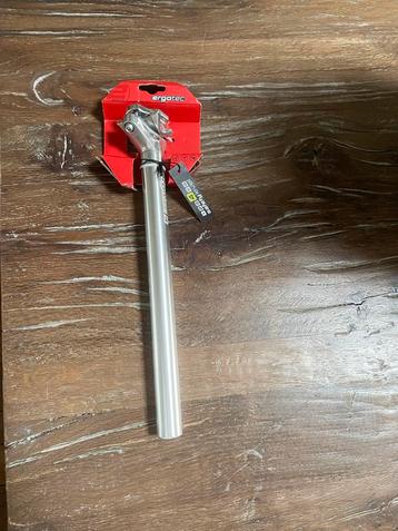 Ergotec Zadelpen - 27.2mm - Zilver beschikbaar voor biedingen