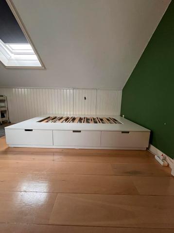 Nordli ledikant / bedframe wit, 140 / 200 cm - afbeelding 1