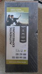 Nieuw pak laminaat -  8 mm - antraciet/bruin - marmerlook, Ophalen, Kunststof, 50 tot 150 cm, Nieuw