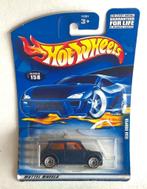 Mini Cooper blauw Hot Wheels 2001 Collector #158 long card., Ophalen of Verzenden, Zo goed als nieuw, Auto