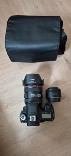 Canon eos 80D Spiegelreflexcamera met lenzen en tas, Gebruikt, Spiegelreflex, Canon, Ophalen of Verzenden
