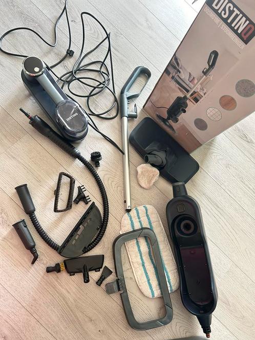 Distinq stoomreiniger zeer uitgebreid pakket!, Audio, Tv en Foto, Actiecamera's, Zo goed als nieuw, Ophalen