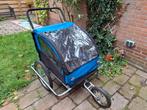 Fietskar/Wandelwagen 2 kinderen, Ophalen, Opvouwbaar, Zo goed als nieuw, Kinderkar