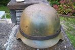 Duitse WO2 M42 camo helm., Verzamelen, Ophalen of Verzenden, Landmacht, Duitsland, Helm of Baret