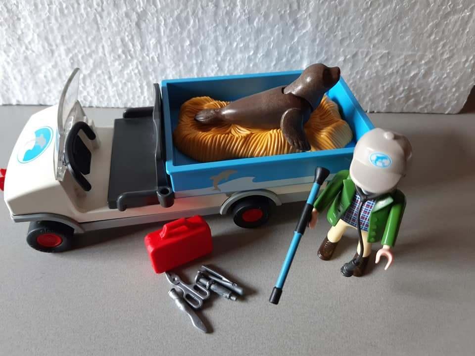 Playmobil zeeleeuw transport 4464, Kinderen en Baby's, Ophalen of Verzenden, Zo goed als nieuw, Complete set