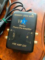 HQ Stereo Phono Voorversterker PRE AMP-220, Audio, Tv en Foto, Versterkers en Receivers, Ophalen, Gebruikt, Stereo, Overige merken