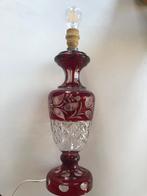 Boheems Kristal Lampenvoet, Ophalen of Verzenden, Gebruikt, Glas, Minder dan 100 cm