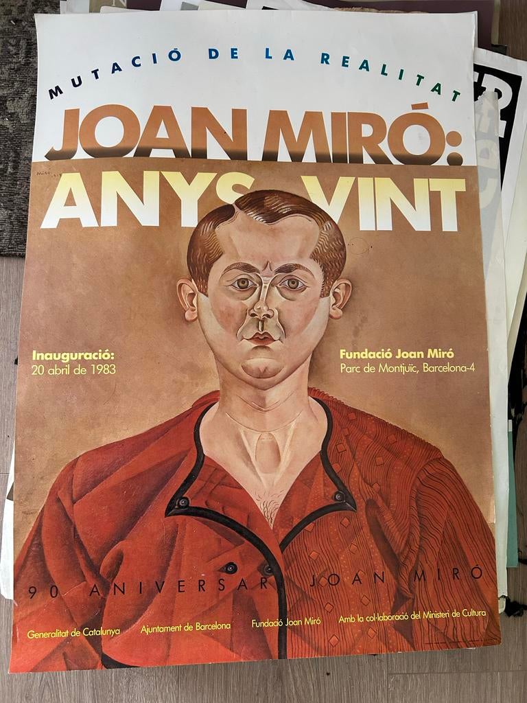 Joan Miró: Anys Vint - Originele Tentoonstellingsposter, Ophalen of Verzenden