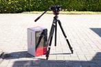 Manfrotto 055XPROB statief + MVH502AH fluid video-head, Ophalen of Verzenden, Zo goed als nieuw, Driepoot