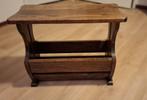 Donker eiken krantenbak / Lektuurbak, Ophalen, Gebruikt