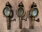 Vintage messing lantaarns - Set van 3, Ophalen of Verzenden