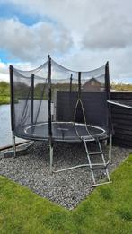 Salta 305 Trampoline met net en trappetje, Gebruikt, Ophalen