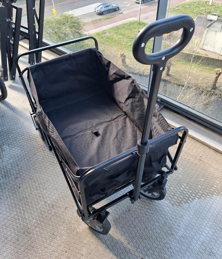 Opvouwbare bolderkar 80 kg Waterafstotend Veel opbergruimte, Caravans en Kamperen, Bolderkarren, Opvouwbaar, Ophalen