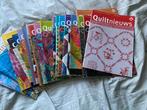 tijdschriften quiltnieuws en quiltersgilde ong 22 st, Ophalen of Verzenden, Gelezen, Borduren en Naaien