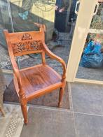 Leuke stoelen koloniale teakhout, Antiek en Kunst, Antiek | Meubels | Stoelen en Banken, Ophalen