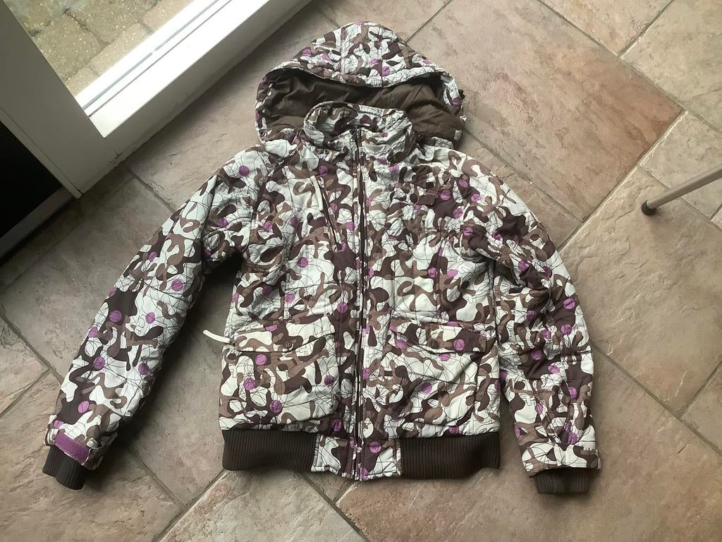 Protest ski - snowboard jas - met sneeuwvanger - maat 176, Ophalen of Verzenden, Gebruikt, Meisje, Jas