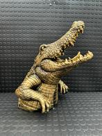 krokodil 43x30cm (goud/zwart)Nieuw!, Ophalen of Verzenden, Nieuw, Dier