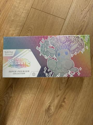 Pokémon Prismatic Evolutions Super Premium Box beschikbaar voor biedingen