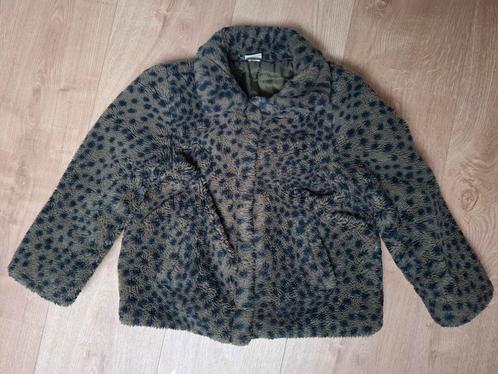 Bontjas groen met zwarte stippen, Kinderen en Baby's, Kinderkleding | Maat 116, Jongen of Meisje, Ophalen of Verzenden