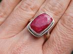 Vanoli 925 zilveren ring met ruwe robijn maat 19, Sieraden, Tassen en Uiterlijk, Ringen, Daiva1973@hotmail.com, 18 tot 19, Vanoli