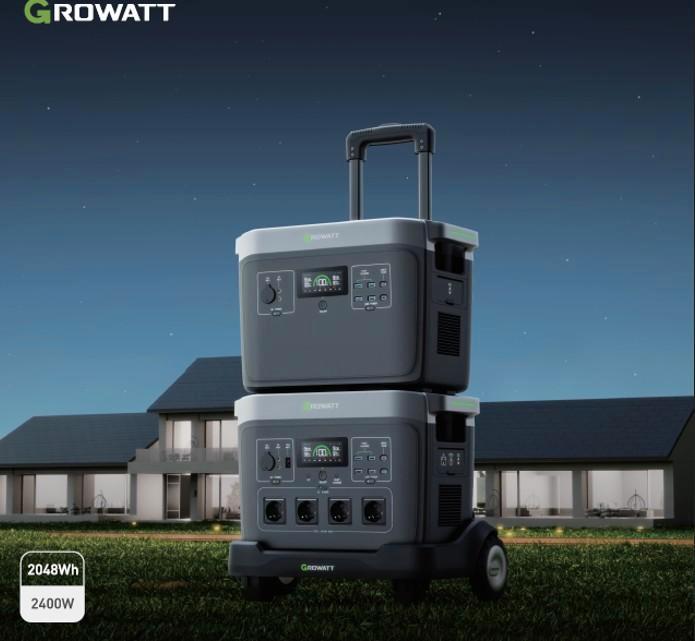 Growatt Infinity 2000 Pro 2kWh draagbaar voor in noodpakket, Computers en Software, Accu's en Batterijen, Nieuw, Ophalen of Verzenden