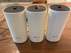 TP-Link Deco M4 – Mesh WiFi Systeem 3 stuks met adapters, Computers en Software, WiFi-versterkers, Ophalen of Verzenden, Zo goed als nieuw