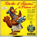 Rondes et chansons de France no 2, Cd's en Dvd's, Vinyl Singles, Ophalen of Verzenden, 7 inch, Zo goed als nieuw, Kinderen en Jeugd