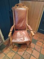 Troonstoel antiek troon stoel, Ophalen of Verzenden