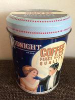 Midnight brand Coffee/koffie blik, Container Made in England, Verzamelen, Blikken, Gebruikt, Ophalen of Verzenden, Koffie