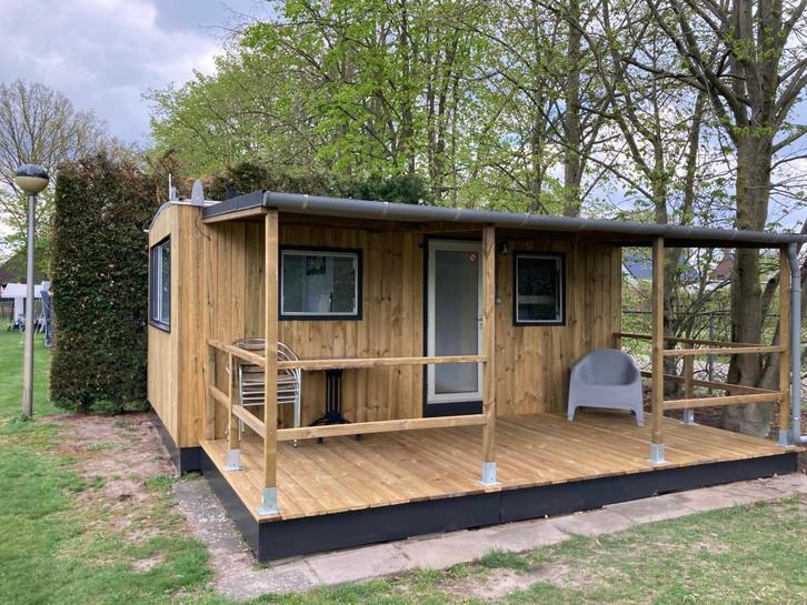 tiny house, stacaravan, trekkershut, keet, Tuin en Terras, Overkappingen, Veranda, Ophalen