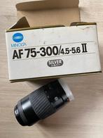 Zoom lens Minolta / 75mm - 300mm, Ophalen of Verzenden, Gebruikt, Telelens, Zoom
