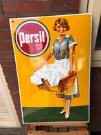 Persil emaille reclamebord, Verzamelen, Ophalen of Verzenden, Gebruikt, Reclamebord