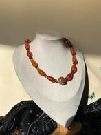 Carneool vreugde beschermt energie daadkracht powerful, Sieraden, Tassen en Uiterlijk, Kettingen, Nieuw, Oranje, Ophalen of Verzenden