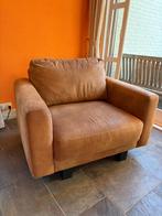 Leren fauteuil - schoon en netjes, Huis en Inrichting, Ophalen, Gebruikt, 100 tot 125 cm, Leer