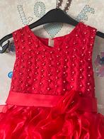 Carnavalsjurk met bolero - Maat 128, Ophalen of Verzenden, Gebruikt, Meisje