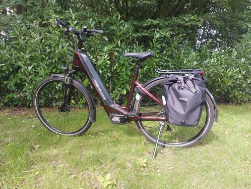 Merida Espresso citty 600 EQ, Fietsen en Brommers, Elektrische fietsen, Zo goed als nieuw, Overige merken, 51 tot 55 cm, 50 km per accu of meer